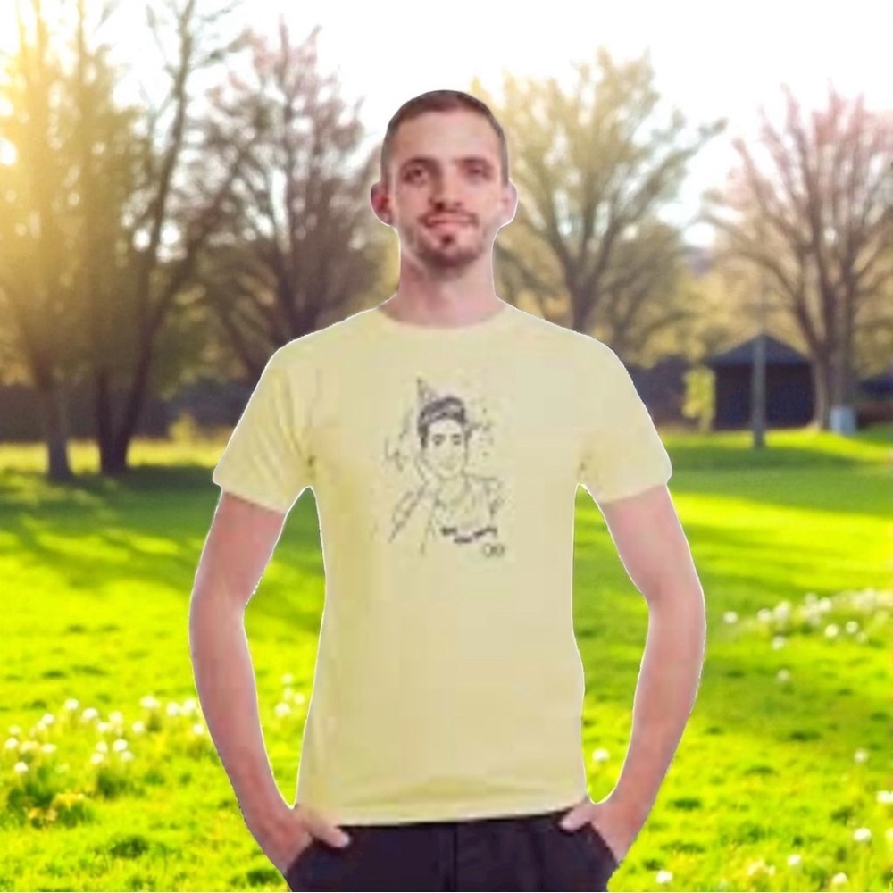 Queer Eye You are The Party Yellow T-Shirt Size Large Pride New With Tags